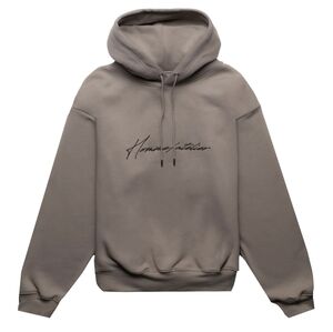 HOMME ATELIER Embroidered Logo Hoodie Men's Sz S